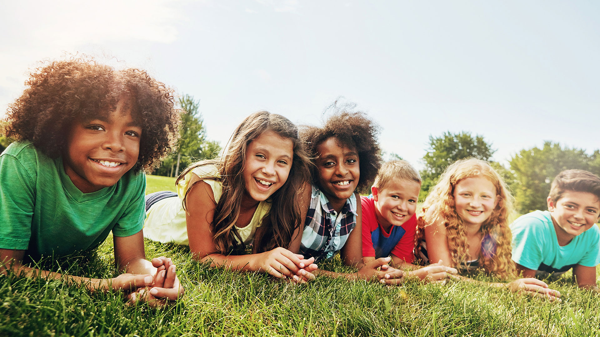 Children on the ground